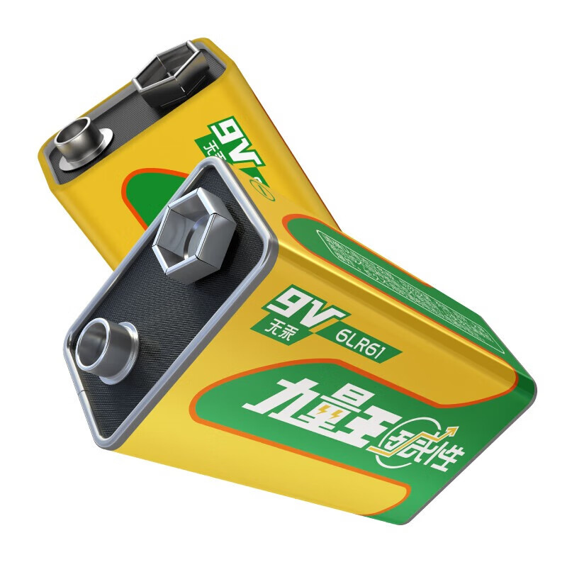 凌力力量王9V碱性电池  9V力量王【1粒卡装】 1粒