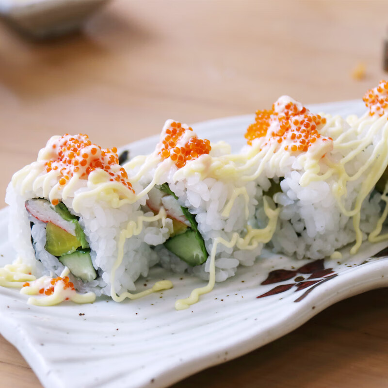 禾澹速冻调味大粒鱼籽飞鱼籽即食红鱼籽鱼子酱寿司材料食材鱼籽酱