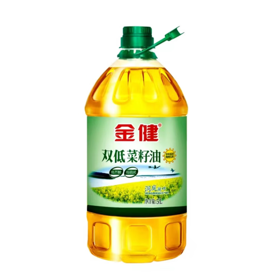 金健双低菜籽油5l