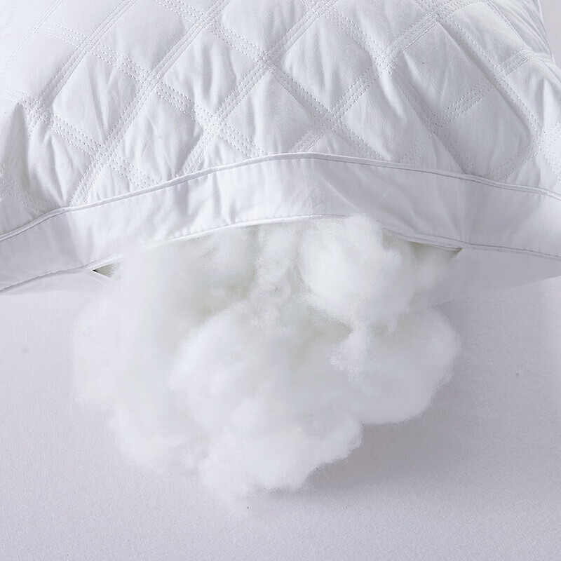 恒源祥家纺全棉亲肤高弹小方格立体边枕头枕芯是什么材质的？