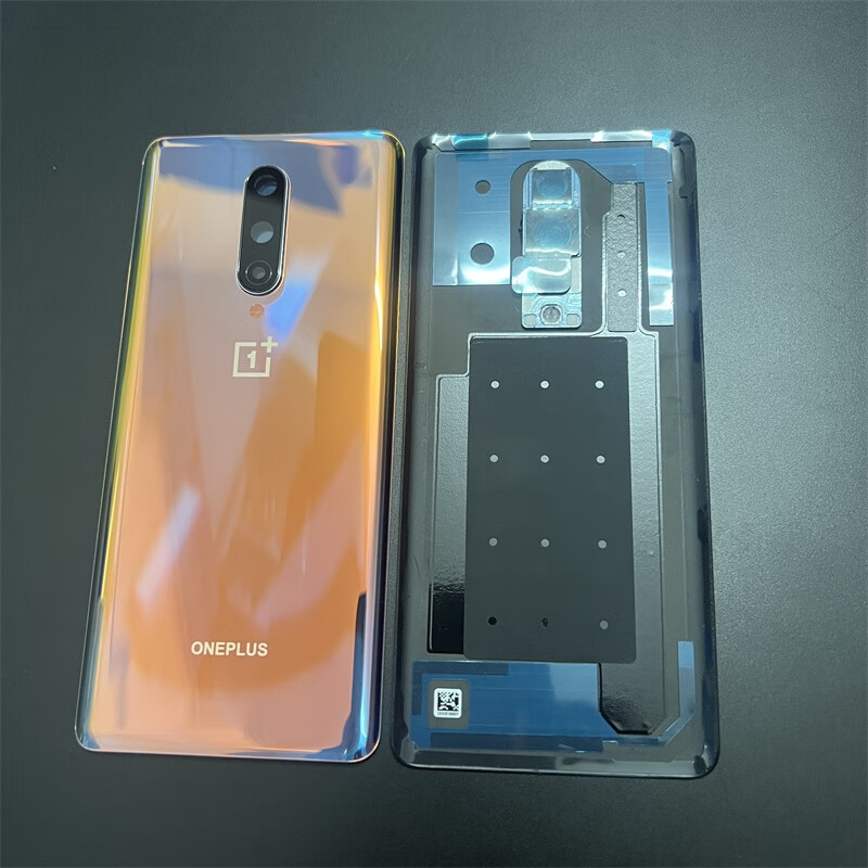 适用原装1 8原装玻璃后盖1 8pro原厂后屏一加8t电池盖外壳 1 8银翼带