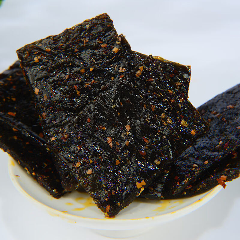 隽颜堂现货速发陆草垫泡椒臭干子23克重庆风味休闲小吃辣条8090后 5包