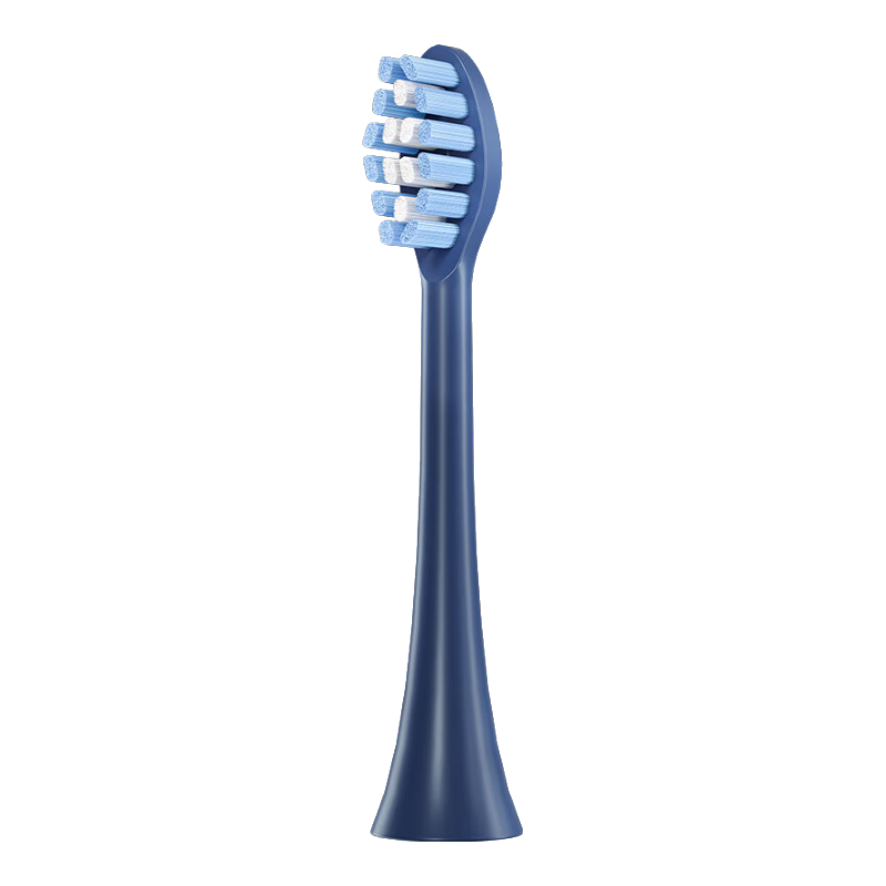 美天莱适配FLYCO飞科电动牙刷刷头TH01/FT7105/FT7108/FT7106/FT7205替换通用软毛牙刷头 4支 深海蓝 全系通用不分型号