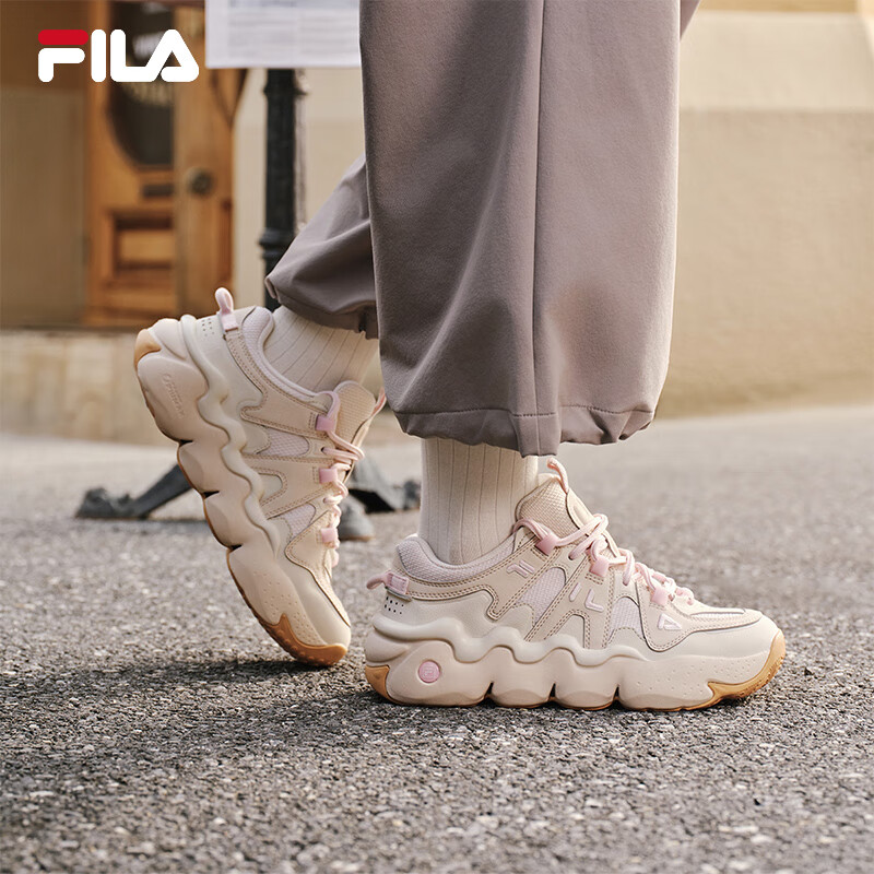 FILA 斐乐帕尼尼女鞋运动鞋秋季篮球鞋休闲鞋面包老爹鞋