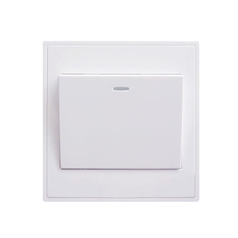 施韵令86型c5雅白五孔暗线开关插座面板电工厨房墙壁暗明装家用套餐