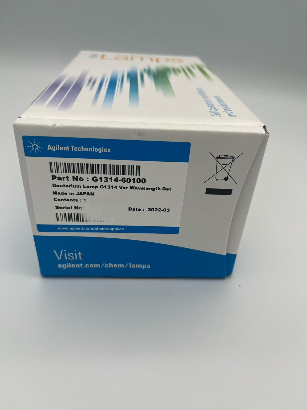 安捷伦液相紫外检测器氘灯g1314-60100 g1314-60101全新 g1314-60100