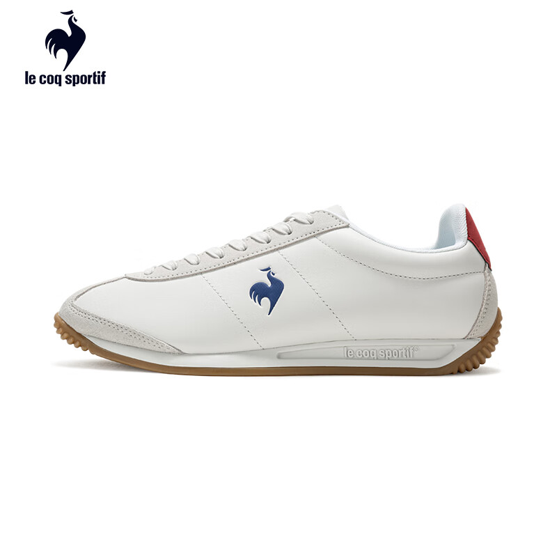 乐卡克(le coq sportif)法国公鸡休闲运动男鞋新款棉花白阿甘鞋子