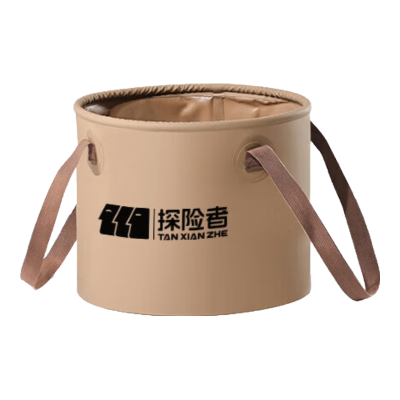 TANXIANZHE探險(xiǎn)者折疊盆便攜式旅行洗衣袋伸縮水桶車載洗臉盆水盆戶外泡腳袋