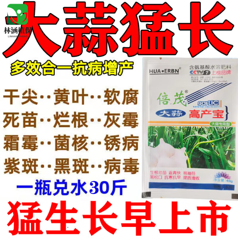 大蒜膨大素叶面肥大蒜专用肥料抽苔松口根块茎膨大剂地下猛长增产 5