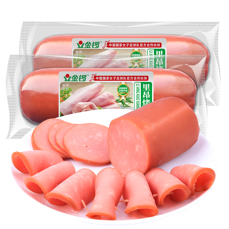 金锣火腿肠 里昂烤香肠 440g