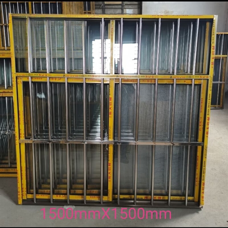 施韵令农村自建房家用电泳香槟色不锈钢防盗连体窗铝合金推拉窗 产品