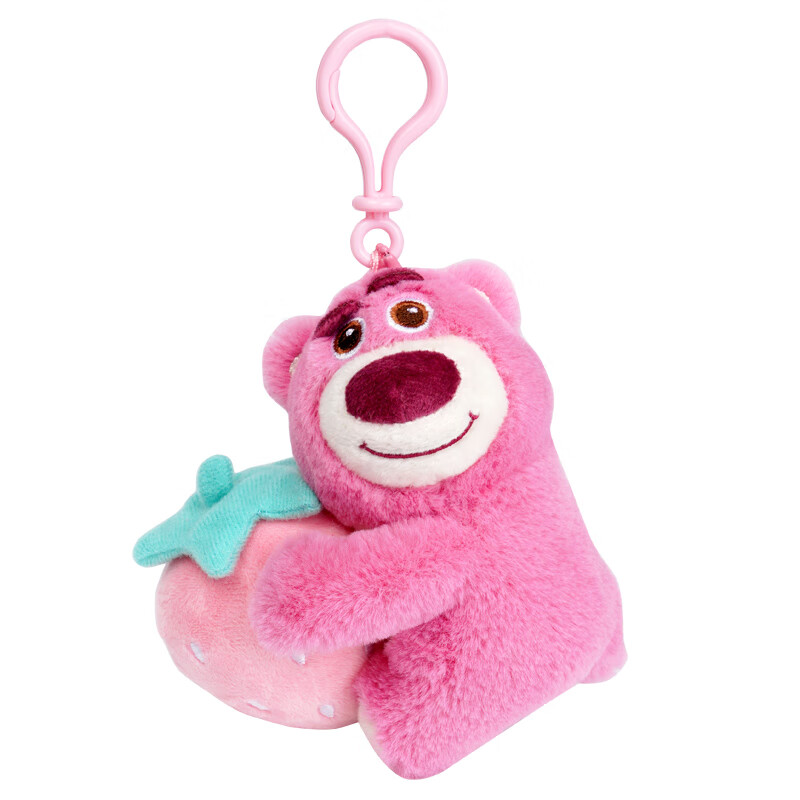 迪士尼(disney)玩具总动员系列草莓熊"莓"好心情挂件约10cm