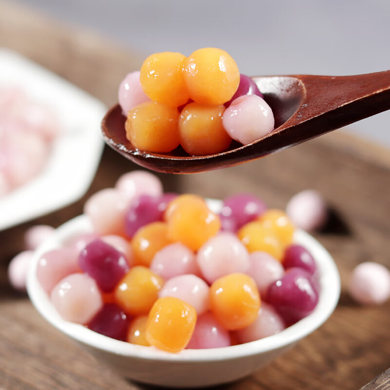 盾皇纯手工芋圆小丸子奶茶店专用鲜芋仙甜品大芋圆成品烧仙草套餐材料