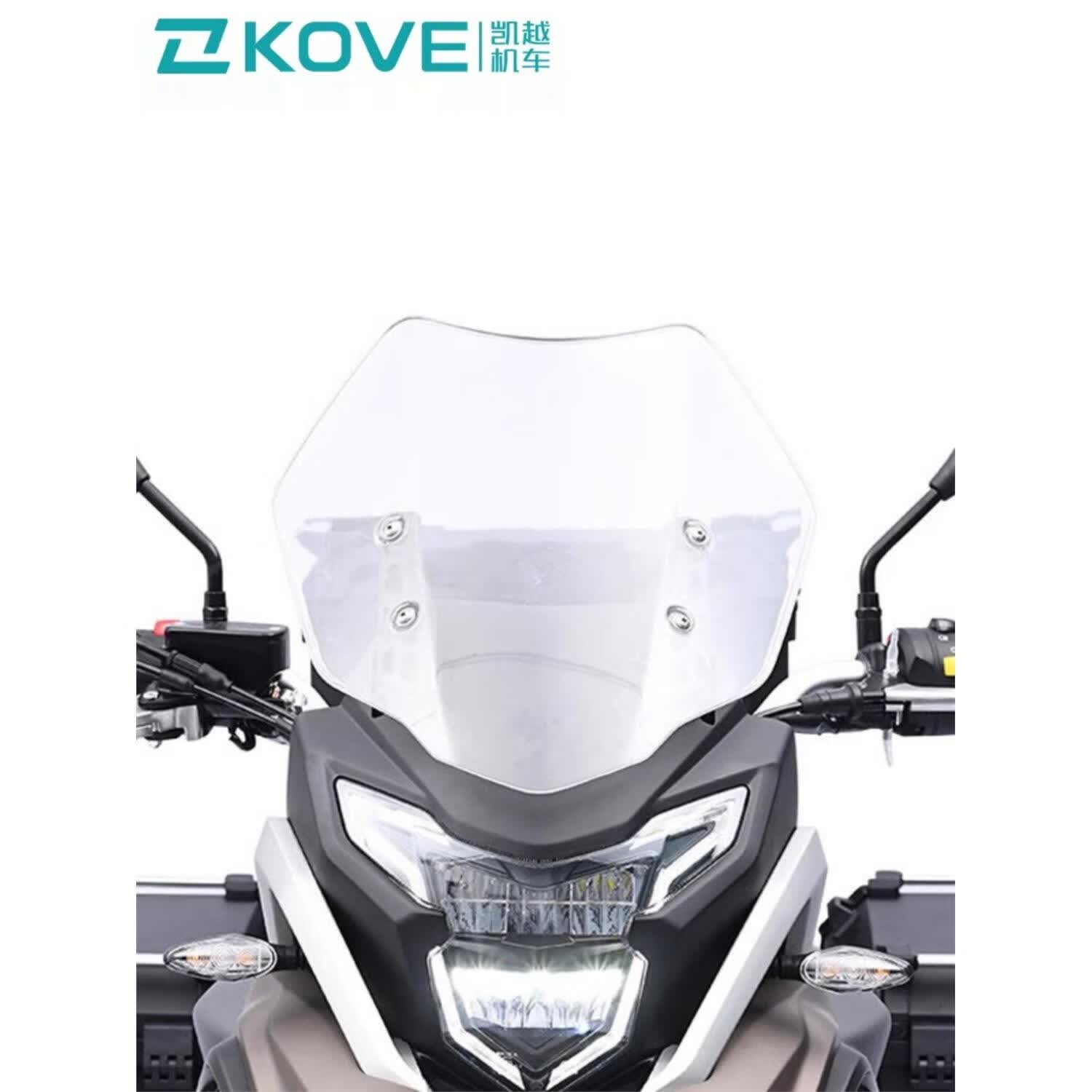 珠峰凯越zf500gy摩托车前挡风透明挡风 适用凯越500x400x前风挡 前