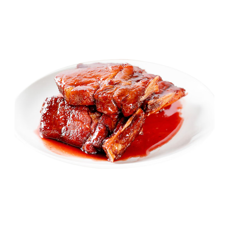 真正老陸稿薦經(jīng)典紅燒醬排骨即食肉類鹵味熟食零食小吃無錫特產(chǎn)中華老字號 280g*3盒