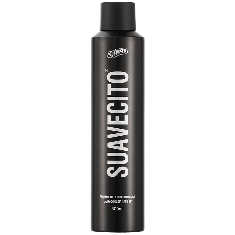 SUAVECITO無味發(fā)膠定型噴霧男無香強(qiáng)力持久保濕造型清爽自然蓬松干膠啫喱水 無味發(fā)膠300ml+古龍款發(fā)油30g