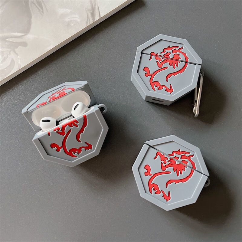 汀若成龙历险记十二生肖适用airpods3耳机壳苹果无线蓝牙耳机套3代pro