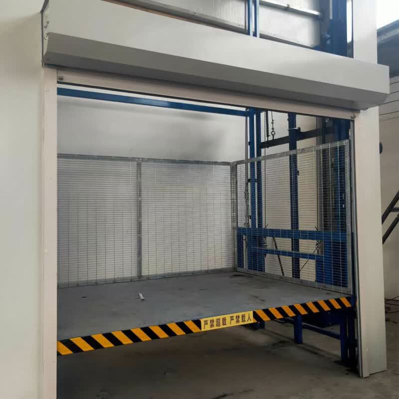 机大小型升降平台双轨双缸载货提升机传菜机 液压货梯定金(1吨-5吨)