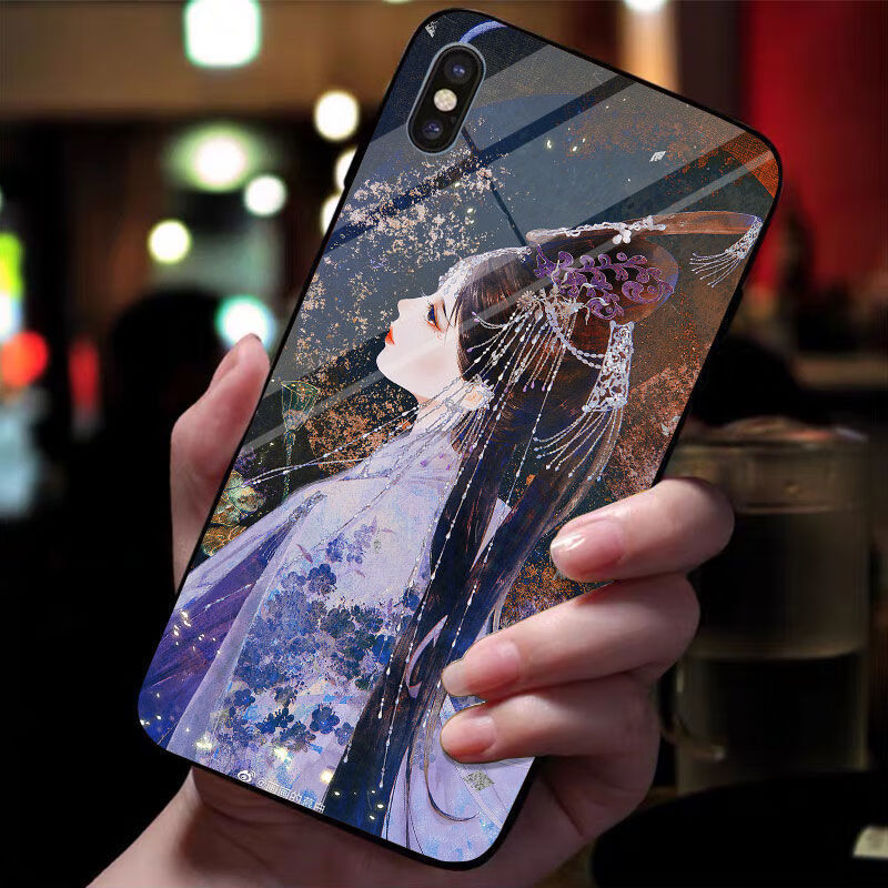适用于vivoy3古风手机壳y93/y5s闺蜜x21/x27玻璃s9e/y70s定制y73s a4