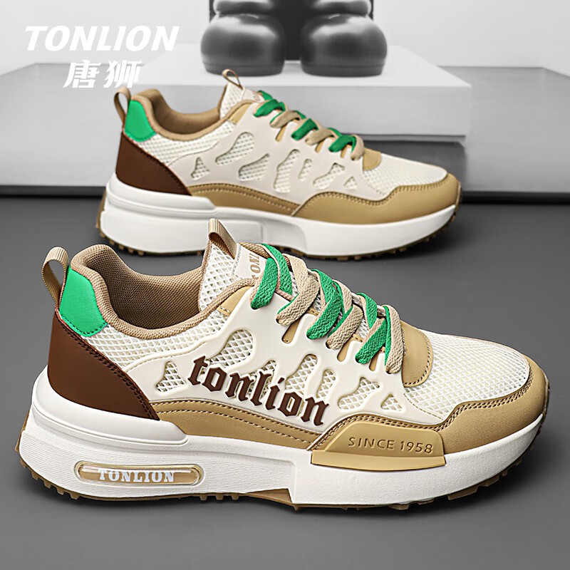 ��ʨ��TonLion����Ь����͸������Ь���г������а�Ь��ʿ�˶��ϵ�Ь�� ��ɫ 44