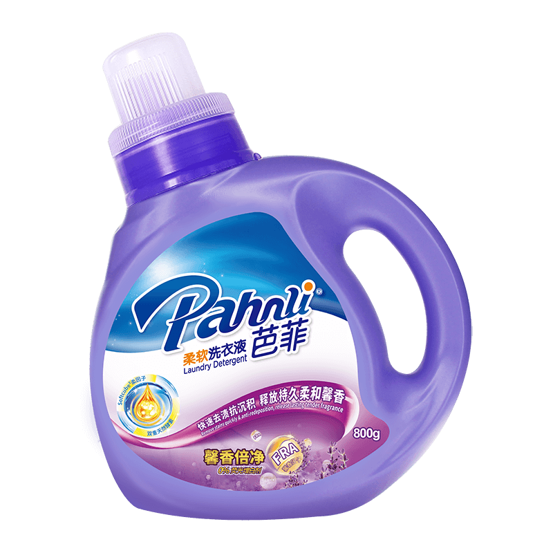 芭菲馨香倍净洗衣液800g 深层洁净强效去污配方小瓶装