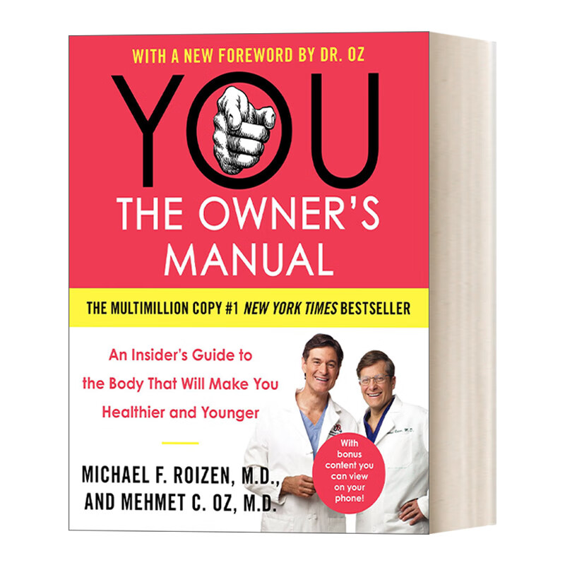 进口原版 you the owners manual 身体使用手册 英文版 英语原版书籍