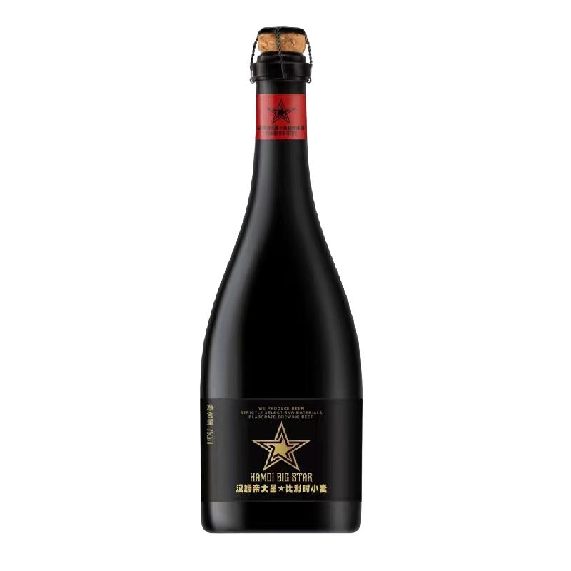 汉姆帝精酿啤酒750ml大瓶装小麦白啤酒礼盒装啤酒汉姆帝啤酒比利时风味 【汉姆帝】 【木塞款】750ml*6瓶