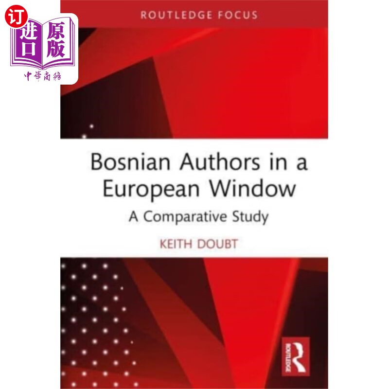 海外直订bosnian authors in a european window 欧洲之窗中的