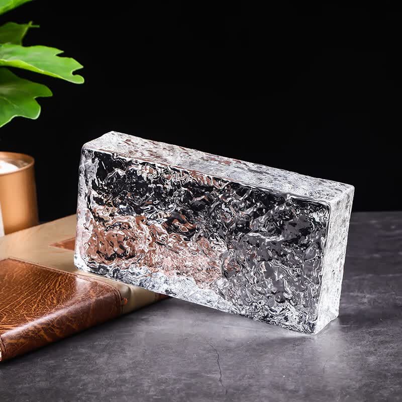 妙普乐玻璃砖水晶砖超白透明玻璃砖水晶砖隔断墙超白透明卫生间实心