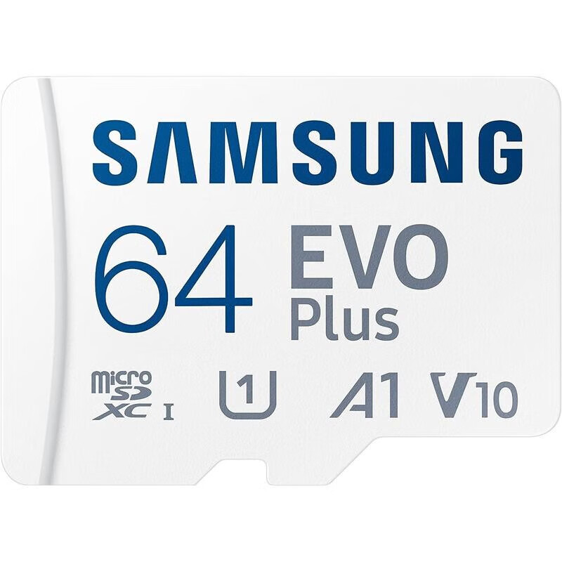 三星（SAMSUNG）【JD物流 日本直邮】micro SD卡存储卡 手机游戏机相机摄像行车记录仪均可用 64GB EVO Plus