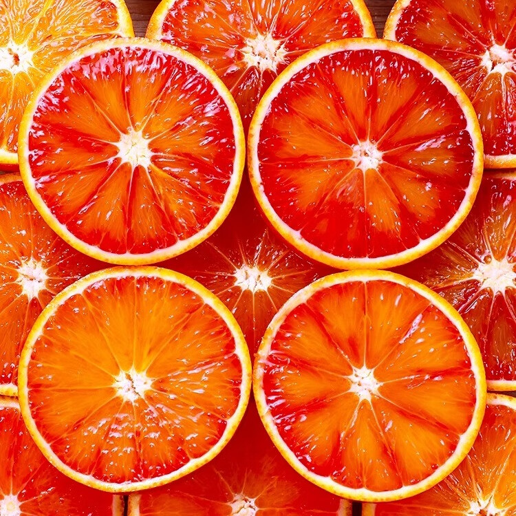 三世橙媛四川塔罗科血橙黄肉带血丝玫瑰血橙新鲜水果橙子薄皮当季现摘 5斤大果（16个左右）