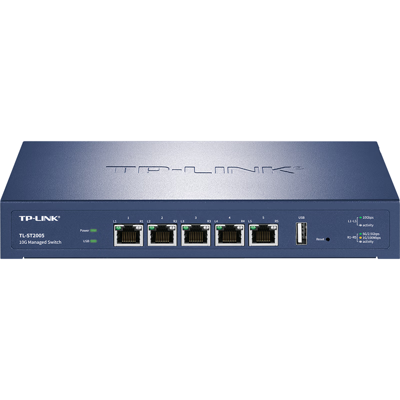 ������TP-LINK��5�����׽����������� ��ҵ�칫����У԰������������� ��̫�������� TL-ST2005 