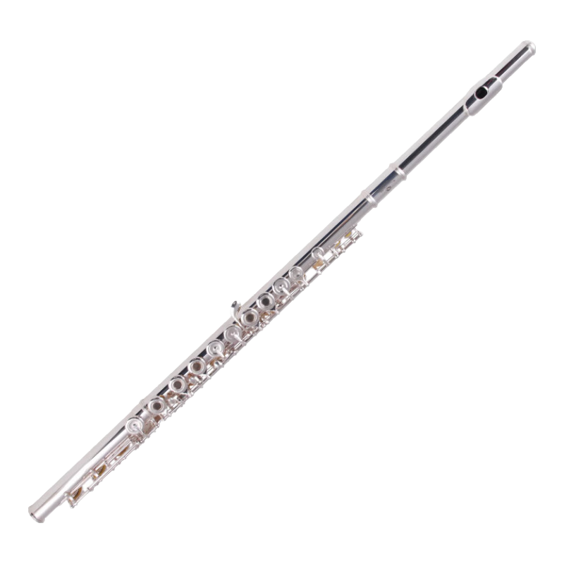 津寶長笛樂器JBFL-9148S 白銅管體開孔直列式C調17孔長笛西洋笛子