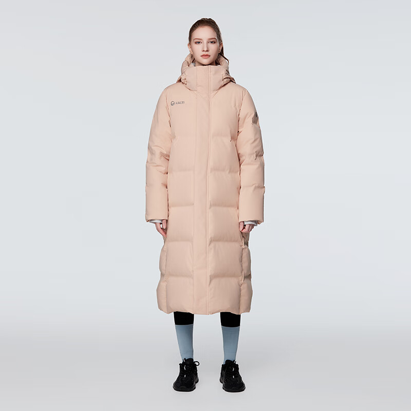 HALTI哈尔迪羽绒服男女同款中长款95鹅绒运动户外冬季新款外套708S 陨石黑 S 165/84A