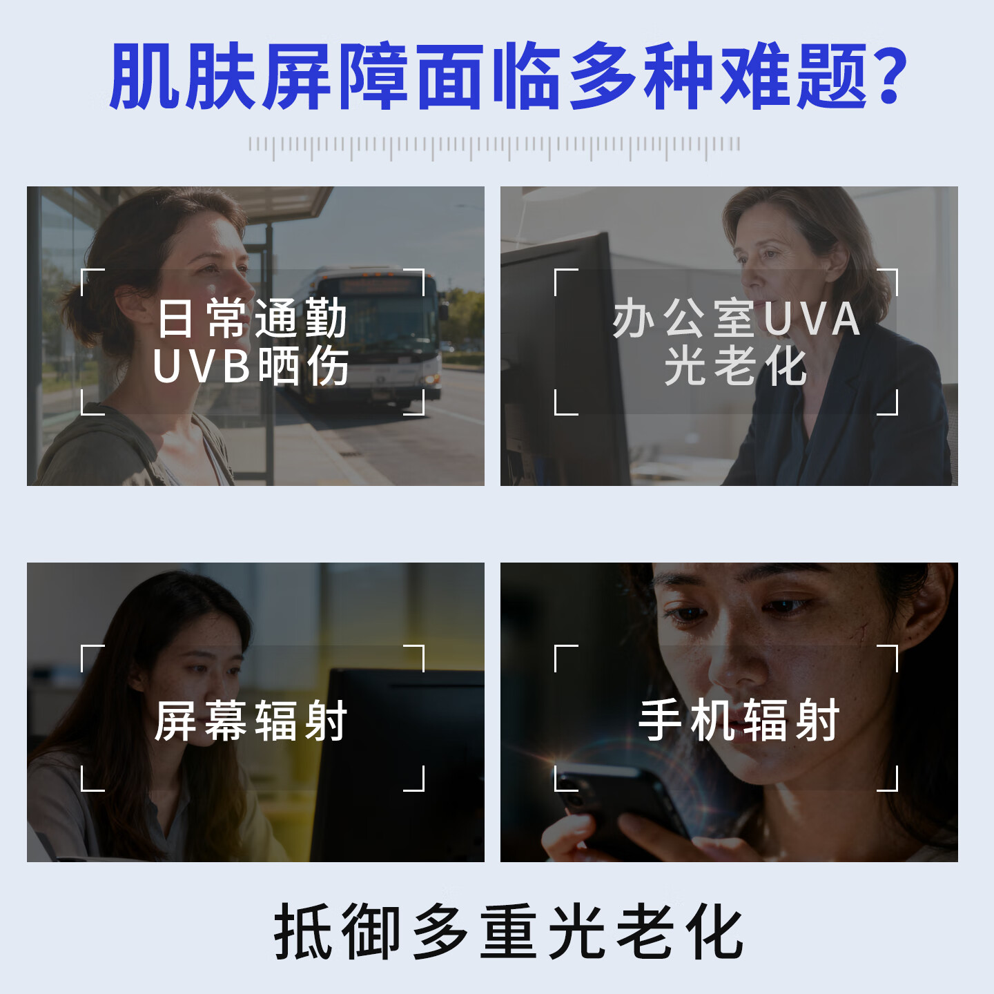 复可尔医用防晒霜术后医美敏感肌可用防紫外线皮肤修复日常射线防护 深度修复 防晒霜+医用重组川型人源化胶原蛋白修护液