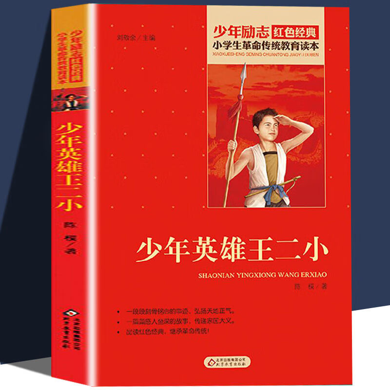 少年英雄王二小 小学生红色经典革命传统教育读本儿童经典文学书 【单册】少年英雄王二小 无规格