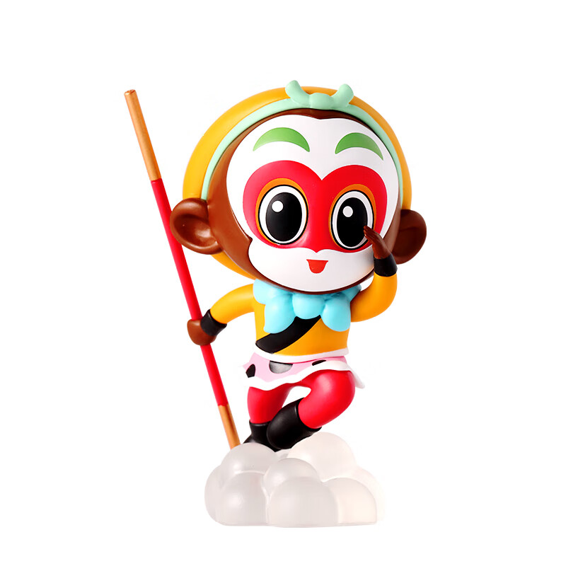 上美影春晚上美影 孙悟空哪吒黑猫警长葫芦娃q版 潮玩手办 摆件玩具