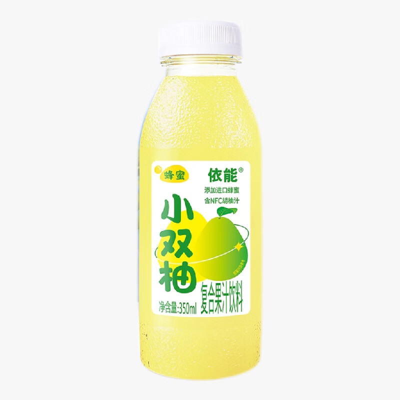 依能小青檸汁350ml12瓶復(fù)合果汁網(wǎng)紅飲品正品批發(fā)清爽 【350ml/小雙柚12瓶】
