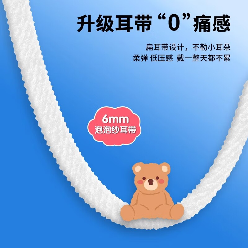 小懒（XIAOLAN）小懒一次性医用级外科口罩三层透气成人防尘防雾霾防粉尘独立包装 儿童医用【独立装100只】蓝色（4-15宝宝推荐）