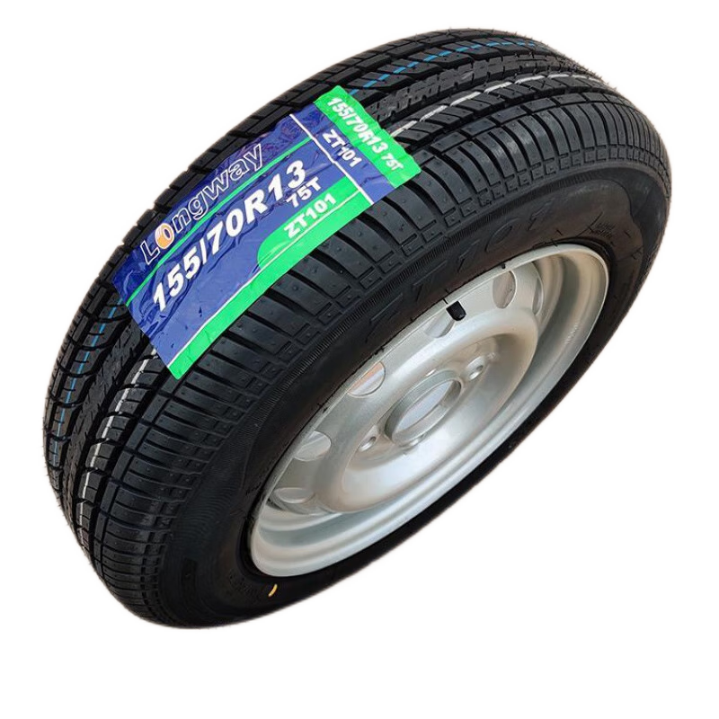 D80雷丁S50比德文V7宝路达电动汽车轿车155/70R13轮胎备胎 165/65R13轮胎+钢圈一套