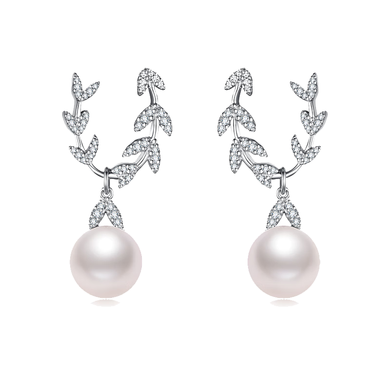 APM Monaco花瓣耳環(huán)淡水珍珠耳墜耳飾時(shí)尚飾品生日禮物春夏