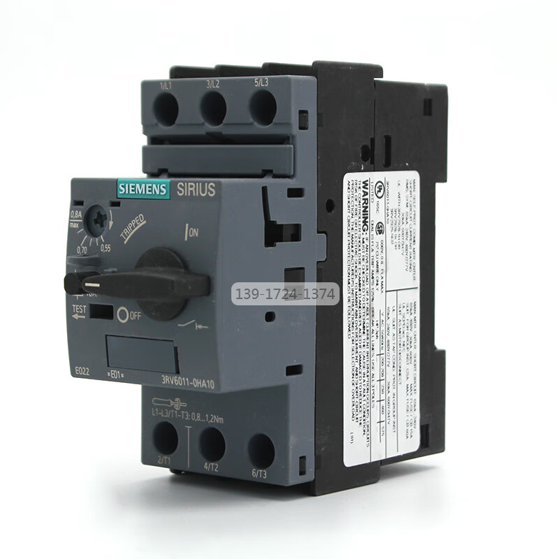 西门子全新原装电机保护断路器3rv6011-0ja103rv60110ja10/0ha10 3rv
