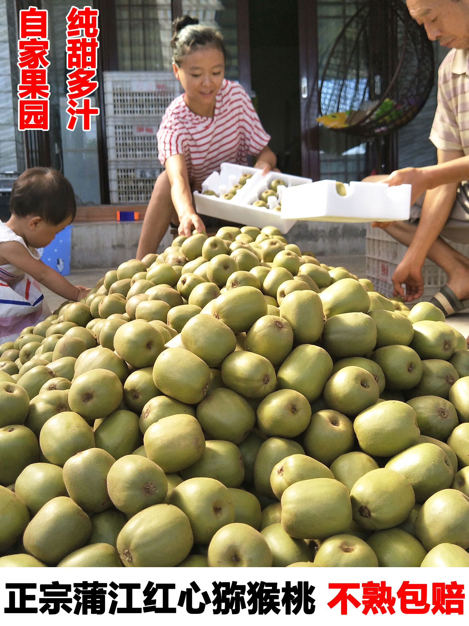 自家红心猕猴桃新鲜四川蒲江应季孕妇水果泥猴桃弥猴奇异果5 纯甜红心