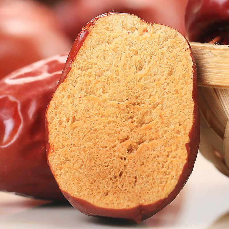 西域美农 特级六星免洗和田红枣 新疆大枣年货骏枣礼盒 蜜饯果干休闲零食  特级六星骏枣(平均4.2cm)500g*1袋