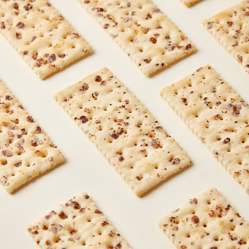 十足黑松露火腿苏打饼干112g香脆零食独立包装开袋即食饼干 黑松露火腿苏打饼干112g*1包