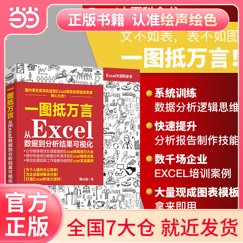 一图抵万言 从excel数据到分析结果可视化 wps office excel书籍教程