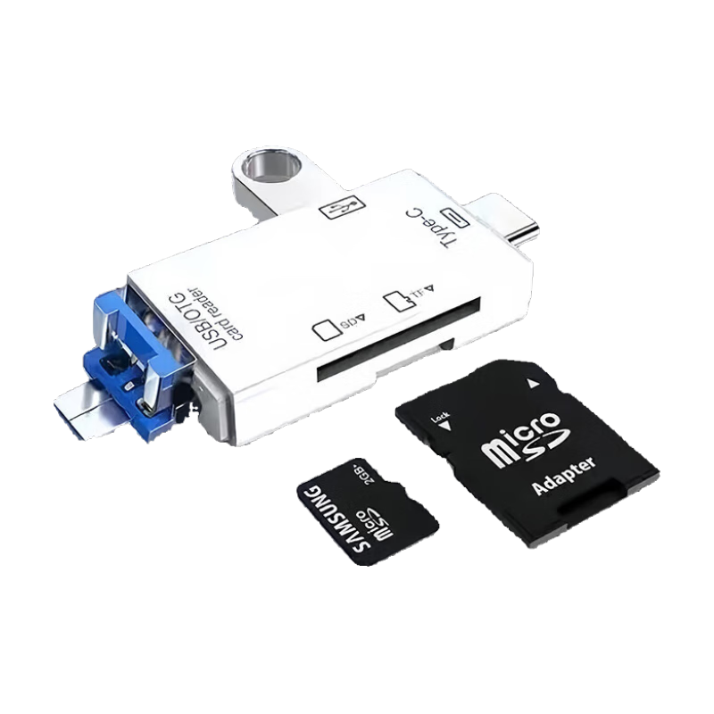 ����һ���������濨sd��tf���๦��usb2.0�����ڴ濨תtypec����U������otg�г���¼��ͨ�ö����� 6��1�๦�ܶ���������ɫ��1.97Ԫ