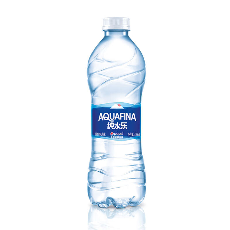 百事可乐纯水乐 AQUAFINA 饮用水 纯净水 550ml*12瓶 整箱装 百事出品