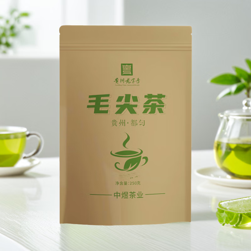 青华灵芽贵州都匀毛尖贵州地标特产高山绿茶云雾茶爆款推荐大份量袋装