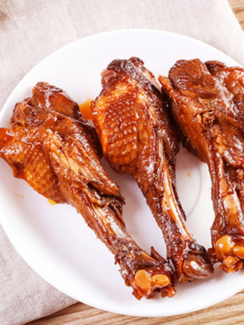 阿卜鹵味鴨翅根零食散稱(chēng)400g獨立小包裝即食休閑食品武漢特產(chǎn)小吃 香辣味400g